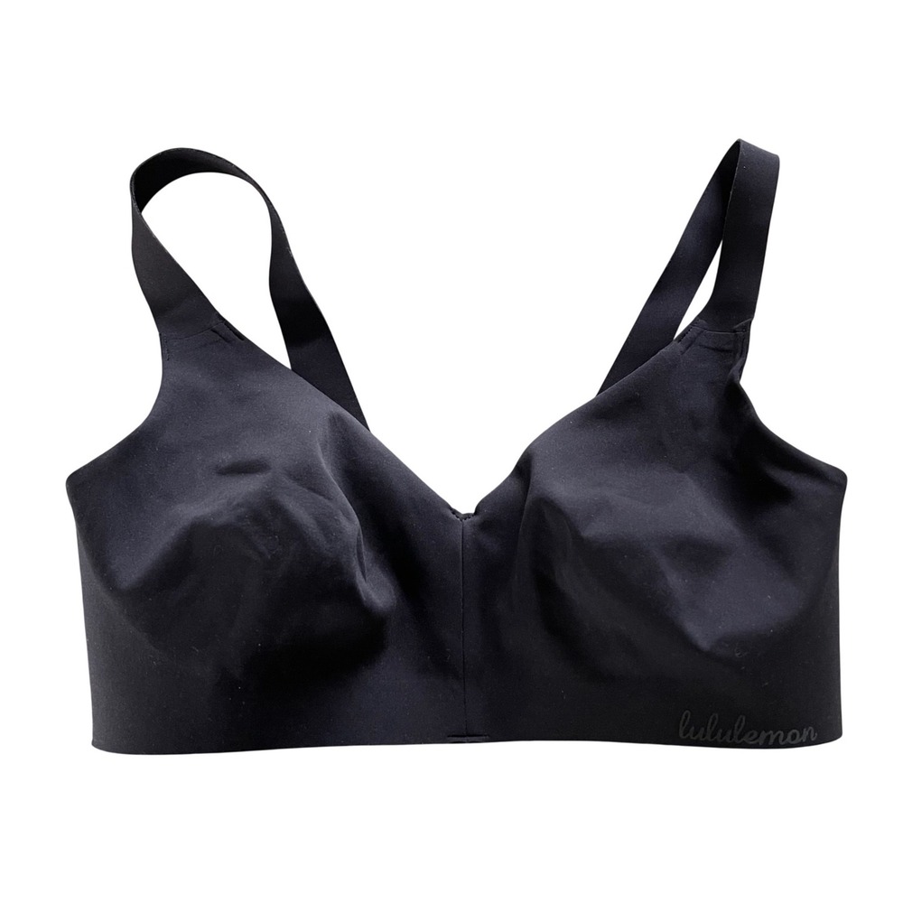 Lululemon Like a Cloud Bra High Support Womens 34C Black Yoga Sporty Molded Cup